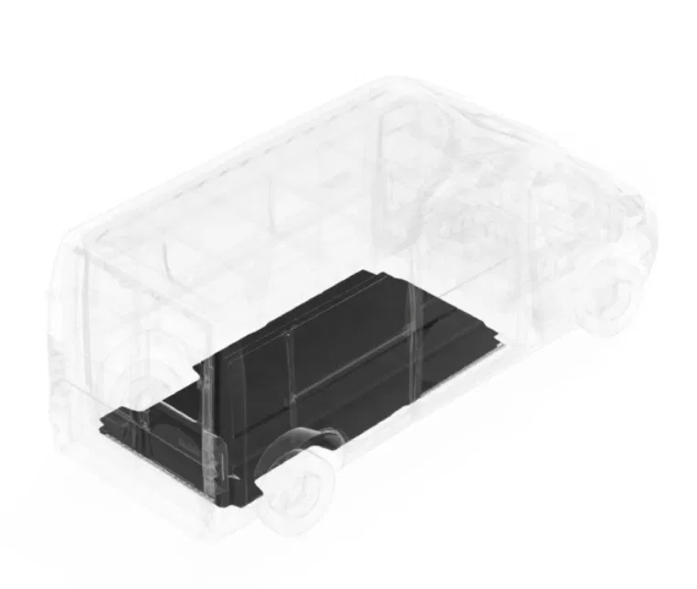 RA1014-11RF1 – LEGEND FLEET Cargo Area Liner, Direct-Fit Black Flat Edges Polypropylene Non-Skid Full Cargo Area 1 Pi...